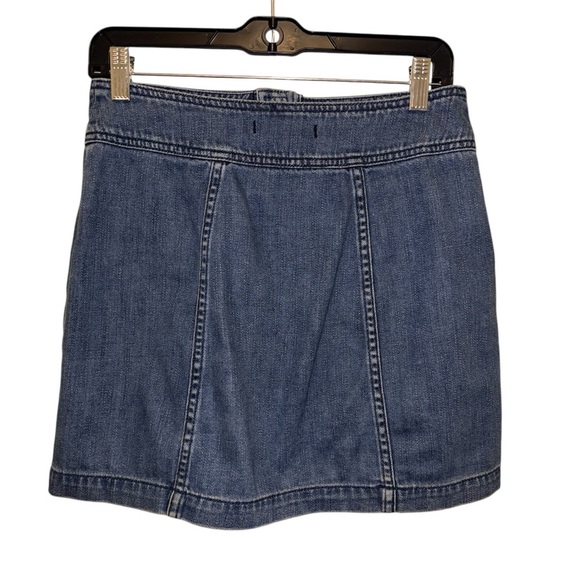 Free People Come a Little Closer Denim Jean Mini Skirt - Picture 4 of 8